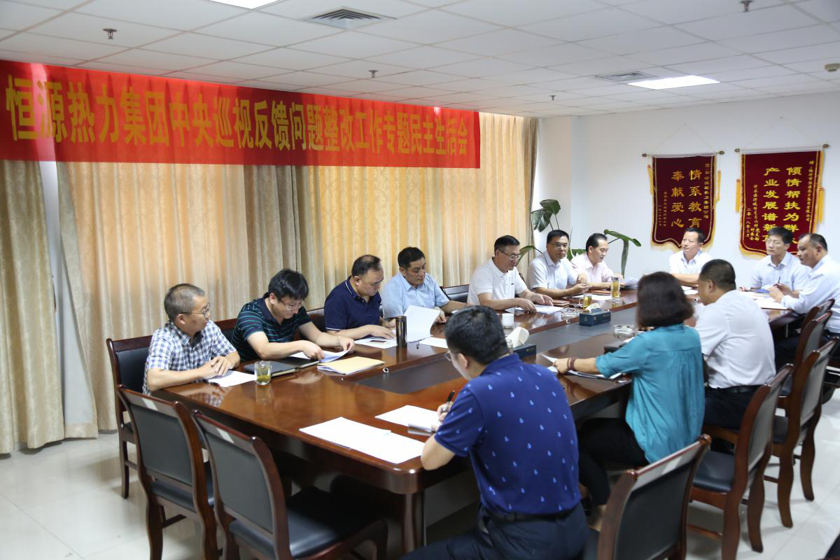 臨沂市恒源熱力集團(tuán)召開中央巡視反饋問題 整改工作專題民主生活會