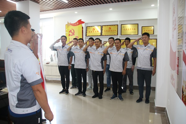 富源熱電黨支部開展 “情暖退役軍人，傳承紅色基因”主題活動(dòng)